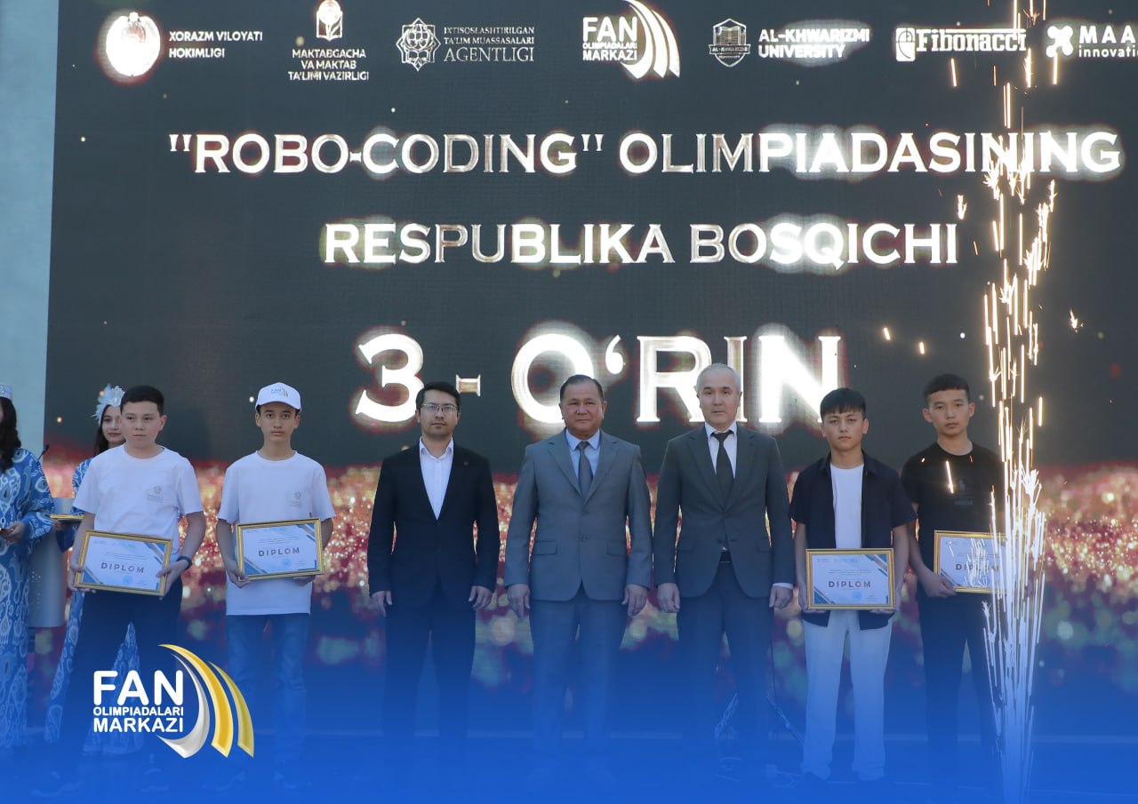 “Robo-Coding” olimpiadasining Respublika bosqichi Al-Xorazmiy universitetida yuqori saviyada tashkil etilmoqda.